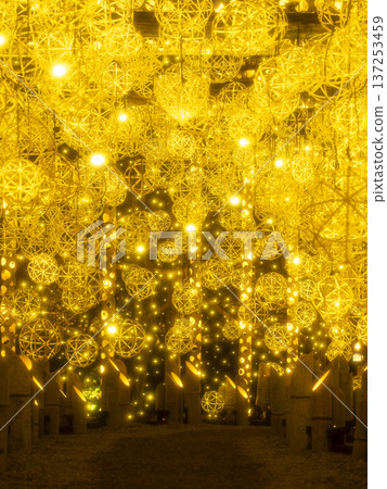 光芒傾瀉而下，竹球點綴著天空。 137253459