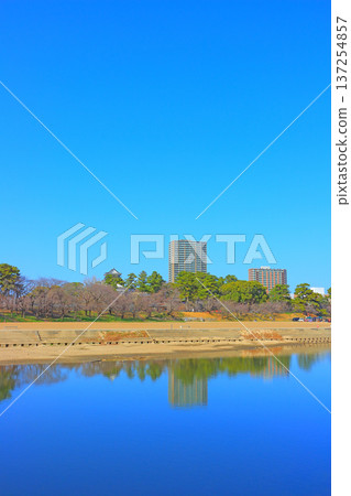 Scenery around Okazaki Castle, Okazaki City, Aichi Prefecture 137254857