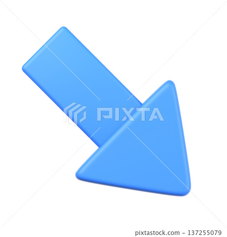 3D向下箭頭圖標 3D向下箭頭圖標 137255079