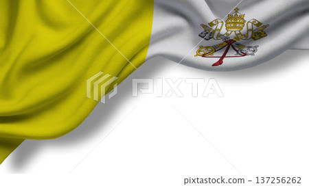 Celebrating independence day with the vatican citys flag majestically waving in the breeze Celebrating independence day with the vatican citys flag majestically waving in the breeze 137256262