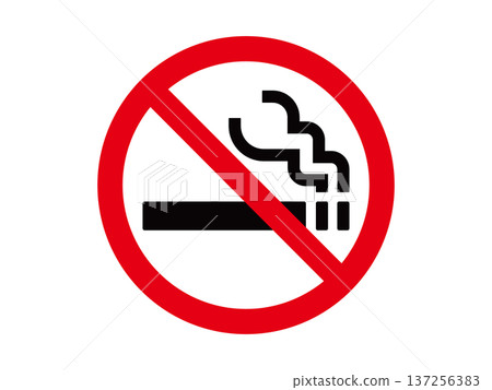 禁止吸煙 / 禁止吸煙簡易圖示符號標誌向量圖 禁止吸煙 / 禁止吸煙簡易圖示符號標誌向量圖 137256383