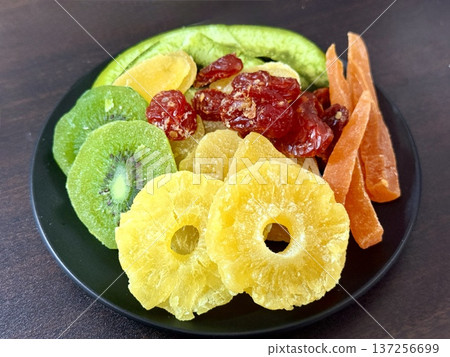 Assorted dried fruits souvenirs from Thailand Assorted dried fruits souvenirs from Thailand 137256699