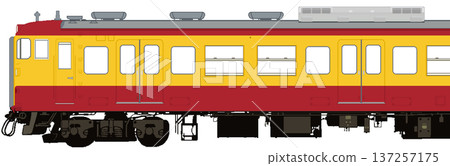 新潟地區115系列車的像素畫（充滿懷舊氣息的新潟配色） 137257175