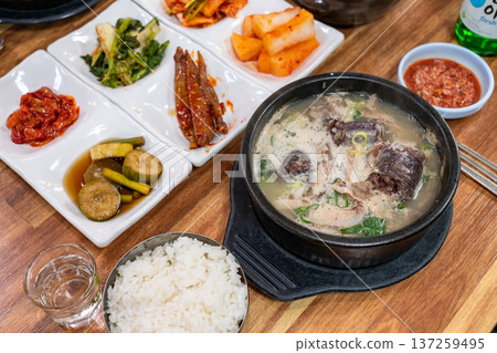 Traditional Korean Sundae Soup Bowl 137259495