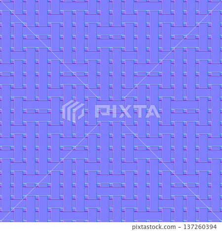 Clean Geometric Basket Weave Normal Map Clean Geometric Basket Weave Normal Map 137260394