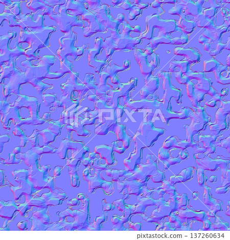 Abstract Organic Liquid Splatter Normal Map Abstract Organic Liquid Splatter Normal Map 137260634
