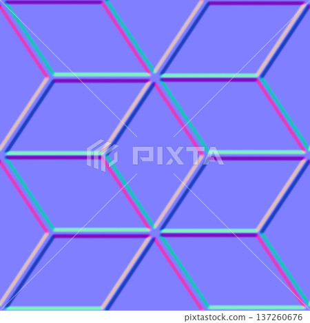 Sharp Geometry Rhombus Normal Map Sharp Geometry Rhombus Normal Map 137260676