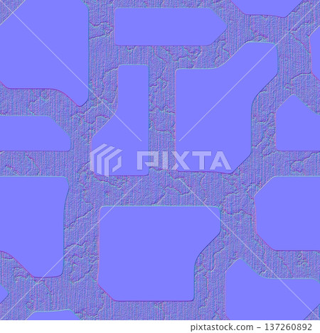 Hard Surface Panel on Rocky Texture Normal Map 137260892