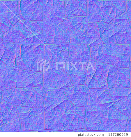Irregular Stone Wall Flagstone Normal Map Irregular Stone Wall Flagstone Normal Map 137260929