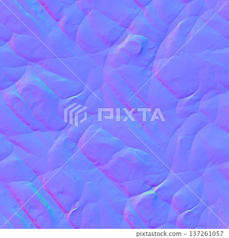 Rugged Folded Stone Terrain Normal Map Asset 137261057