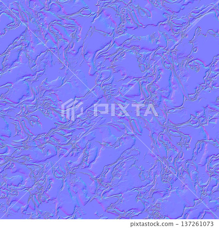 Intricate Marble Vein Organic Flow 3D Normal Map 137261073