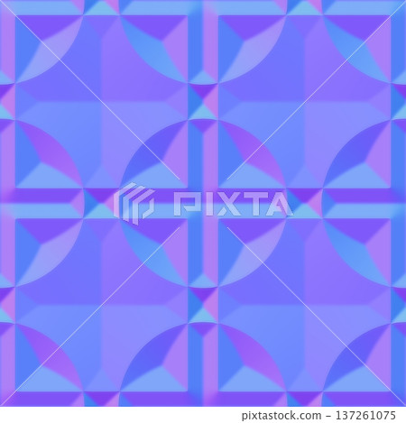 Geometric Squares and Circles Normal Map Texture Geometric Squares and Circles Normal Map Texture 137261075