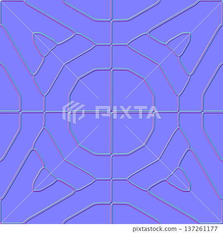 Precision Geometric Outline Normal Map Precision Geometric Outline Normal Map 137261177