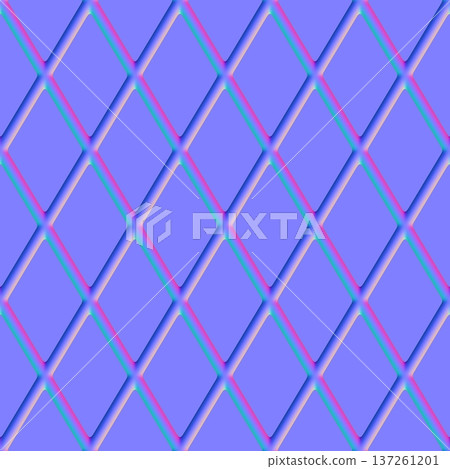 Modern Geometric Diamond Normal Map 137261201