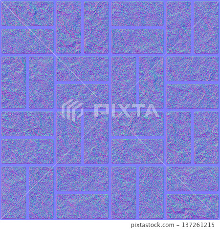 Rough Stone Brick Normal Map Texture 137261215