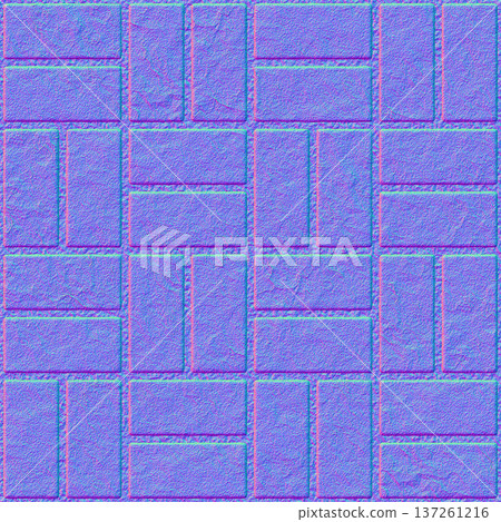 Granular Paving Stone Normal Map 137261216