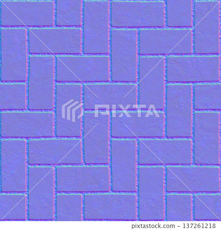 Herringbone Brick Normal Map Texture 137261218