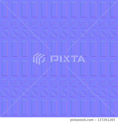 Futuristic Geometric Grid Outline Normal Map Futuristic Geometric Grid Outline Normal Map 137261265