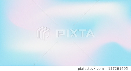 Cool Blue and Pink Dreamy Abstract Gradient Background with Smooth Blur Effect 137261495
