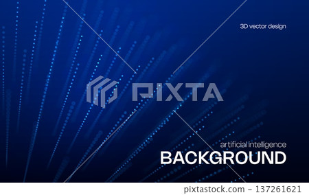 Abstract ai tech creative background with geometric dot lines for modern banner design. Digital graphic element and pattern shape backdrop. Abstract ai tech creative background with geometric dot lines for modern banner design. Digital graphic element and pattern shape backdrop. 137261621