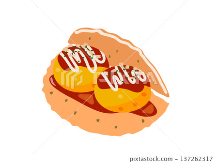 Delicious-looking octopus crackers 137262317