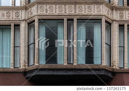 Window with an alcove. 137263175
