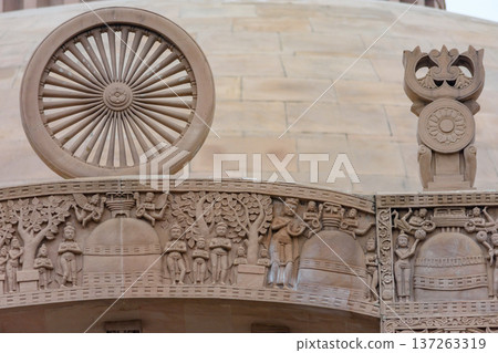 Indian-style Buddhist temple at White Horse Temple complex, old Buddhist temple in Luoyang in Henan province in China Indian-style Buddhist temple at White Horse Temple complex, old Buddhist temple in Luoyang in Henan province in China 137263319