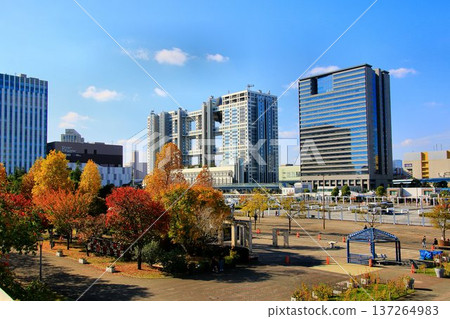 Autumn in the cityscape... Autumn leaves in the waterfront subcenter Autumn in the cityscape... Autumn leaves in the waterfront subcenter 137264983