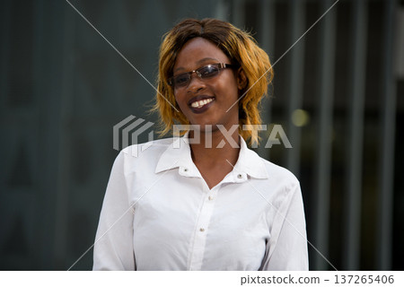 happy student outdoors 137265406