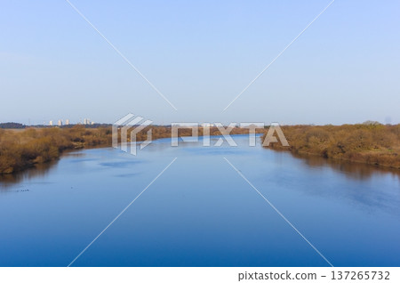 2026年3月,從千葉縣安倍子市大根橋眺望利根川 2026年3月,從千葉縣安倍子市大根橋眺望利根川 137265732