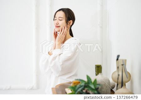 Beauty image of a beautiful woman 137266479