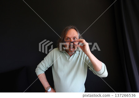 Portrait of Mature Man in Natural Setting Portrait of Mature Man in Natural Setting 137266536
