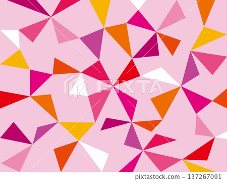 Geometric pattern, triangle, pink Geometric pattern, triangle, pink 137267091
