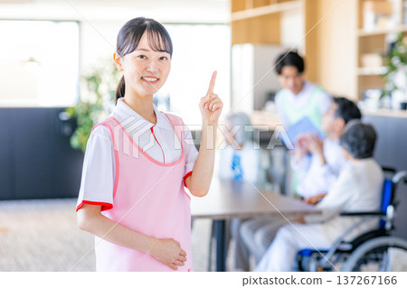 A young caregiver 137267166