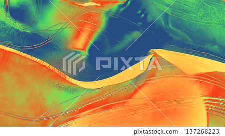 Aerial Sand Dune Gradient Map Abstract Big Dune Nevada Infrared Top Down Aerial Sand Dune Gradient Map Abstract Big Dune Nevada Infrared Top Down 137268223