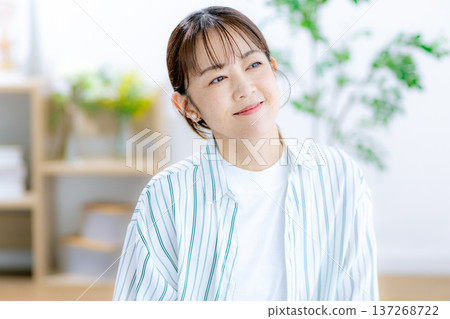 Portrait of a middle-aged woman 137268722