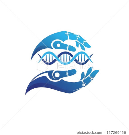 Robotic Hands Protecting DNA Strand Science Technology Future 137269436