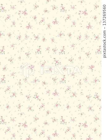 Dreamy Pastel Watercolor Floral Blossom Garden Landscape Elegant Phone Wallpapers 137269560