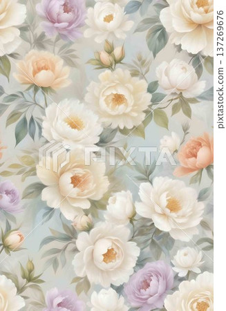 Dreamy Pastel Watercolor Floral Blossom Garden Landscape Elegant Phone Wallpapers Dreamy Pastel Watercolor Floral Blossom Garden Landscape Elegant Phone Wallpapers 137269676
