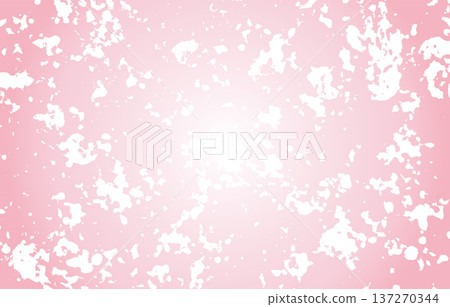 模糊的粉紅色漸變背景，帶有潑濺和做舊圖案 137270344