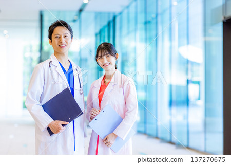 Young nurse working in a hospital Young nurse working in a hospital 137270675