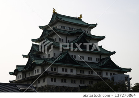 Nagoya Castle's Main Tower: A Famous Japanese Castle 137270864
