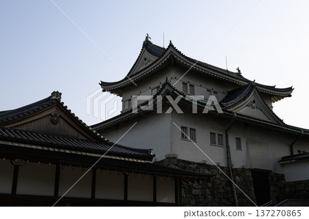 Nagoya Castle's Small Tower: A Famous Japanese Castle 137270865