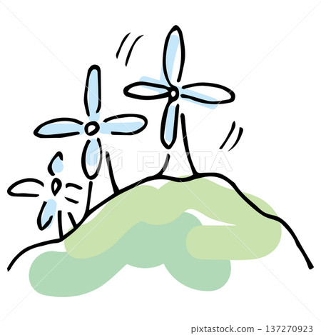 山頂風力發電廠 137270923