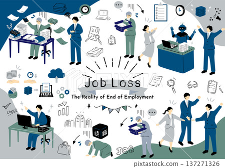 一名失業的辦公室職員 137271326