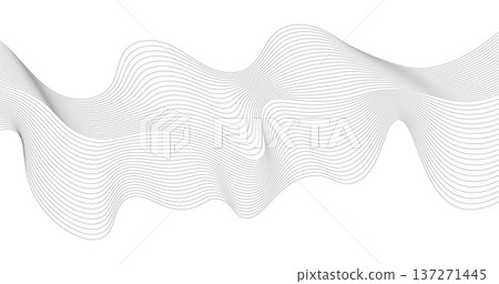 Flowing vector wave composed of black dashed lines and dots creating a dynamic fluid motion Flowing vector wave composed of black dashed lines and dots creating a dynamic fluid motion 137271445