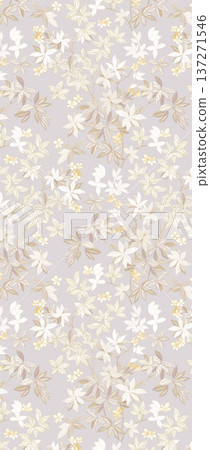 seamless pattern with snowflakes 137271546