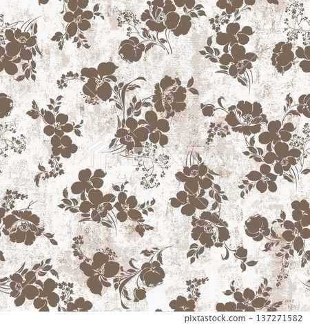 texture of the frozen grass 137271582