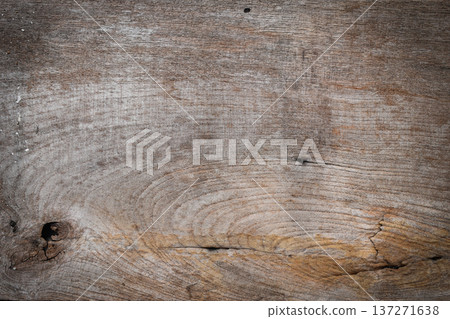 dirty brown old wood texture, timber plank background 137271638