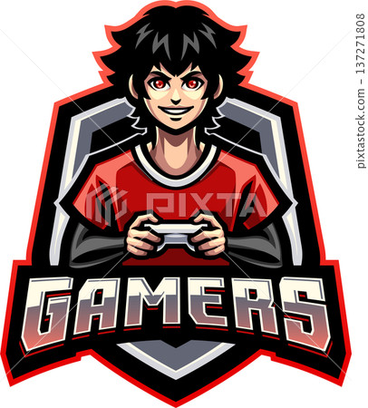 Gamers esport mascot logo design Gamers esport mascot logo design 137271808